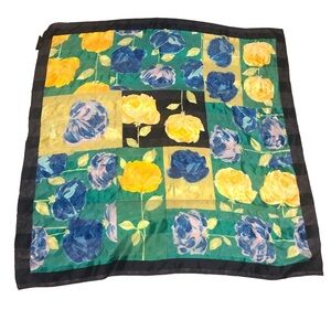 Art of the Scarf Tie Rack Floral Print Scarf, Made in Italy